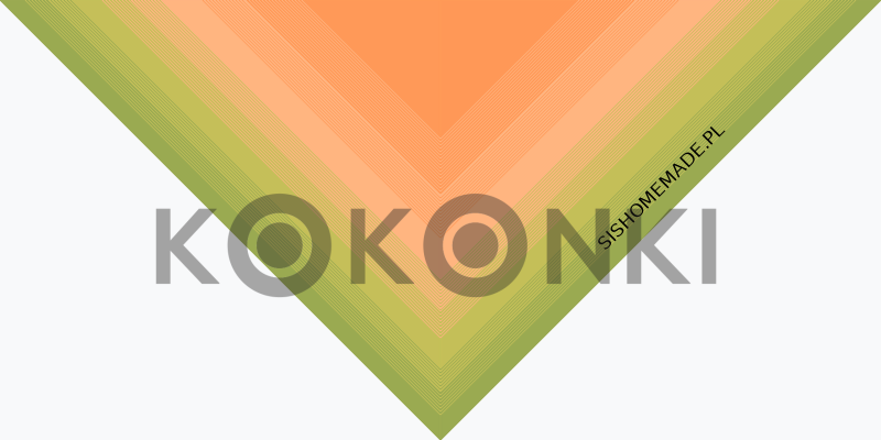 Klubíčko KOKONKI ReCotton RE075 Ramen - Pesto/avokádo/meloun/dýně 3 nitky 1500m