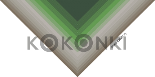 Klubíčko KOKONKI CLASSIC B062 Nový začátek - tmavě béžová / béžová melanž / šedobéžová / zelená / armádně zelená 3 nitka 1200m