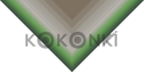 Klubíčko KOKONKI CLASSIC B062 Nový začátek - tmavě béžová / béžová melanž / šedobéžová / zelená / armádně zelená 3 nitka 1200m