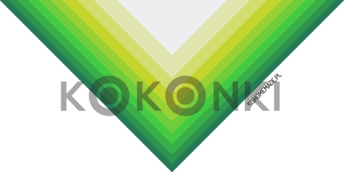 Klubíčko KOKONKI CLASSIC A176 Bílá / kiwi / zelené jablko / absint 3 nitka 1200m OPAČNÝ NÁVIN