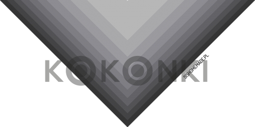 Klubíčko KOKONKI CLASSIC A209 Tmavě šedá / středně šedá / šedá / světle šedá 3 nitka 1200m