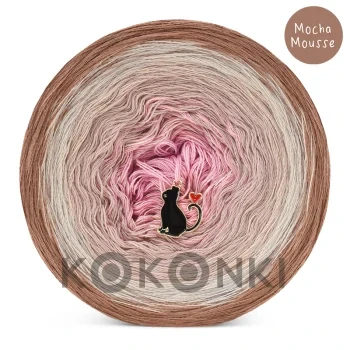 Klubíčko KOKONKI Nature NT031 Mocha Mousse 3 nitky 1500m