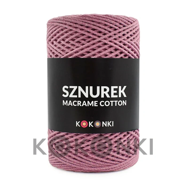 Šňůry KOKONKI MACRAME Cotton 2mm /200m /malwa