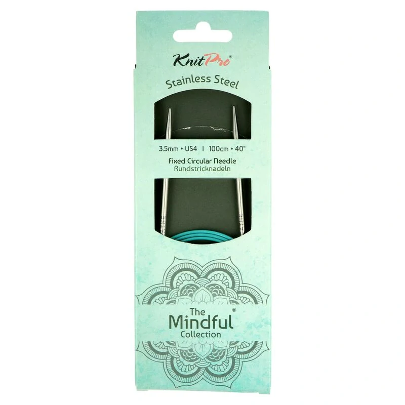 Pevné jehlice Knit Pro Mindful 3,5mm 100cm