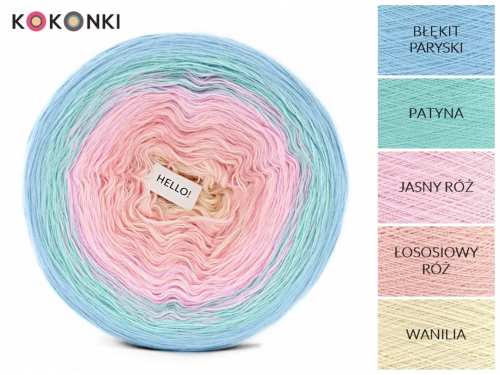 Klubíčko KOKONKI Cotton H032 3 nitky 1200m