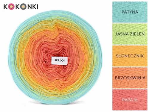 Klubíčko KOKONKI Cotton H027 3 nitky 1200m