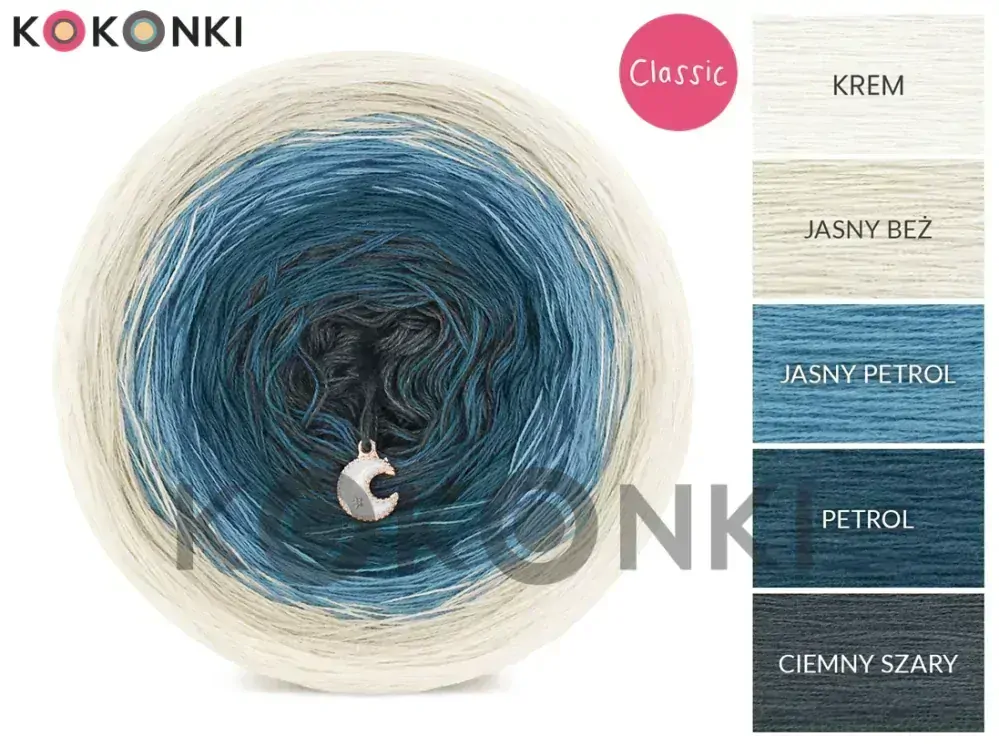 Klubíčko KOKONKI Classic B236 Jola 3nitky 1500m