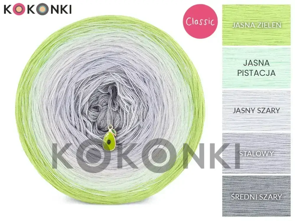 Klubíčko KOKONKI Classic B234 Anastazja 3nitky 1500m