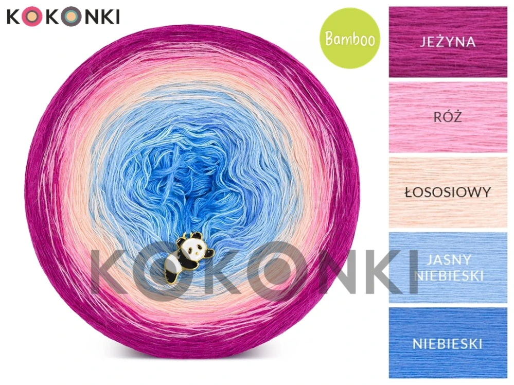 Klubíčko KOKONKI Bamboo BB08 4nitky 1200m