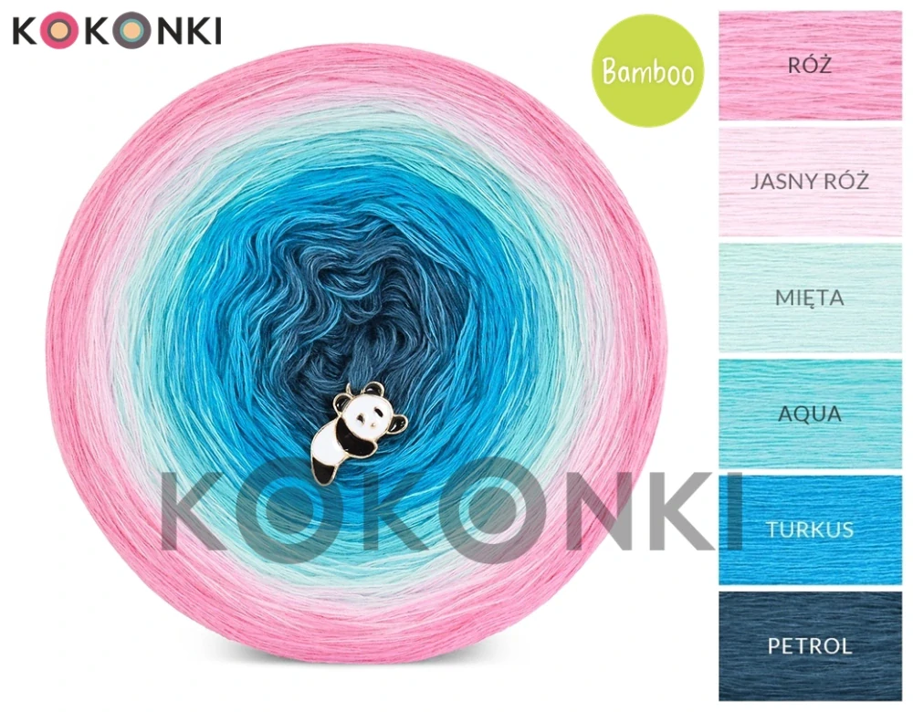 Klubíčko KOKONKI Bamboo BB03 4nitky 1200m
