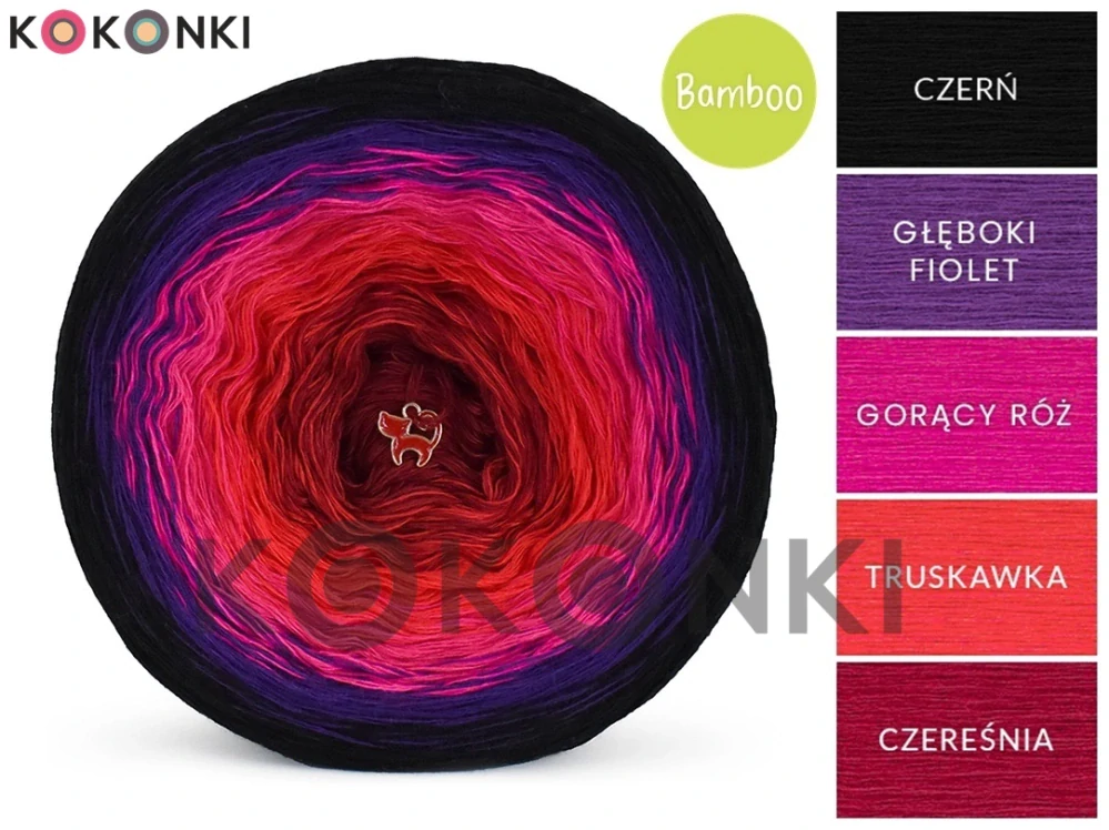 Klubíčko KOKONKI Bamboo BB30 4nitky 1200m