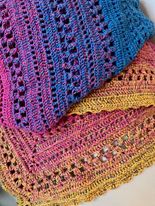KOKONEK Rare R17 Azure / hot pink / turmeric + blue rainbow