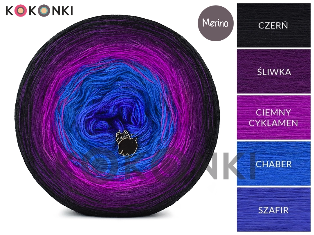 Klubíčko KOKONKI Merino 790 3nitky 1500m