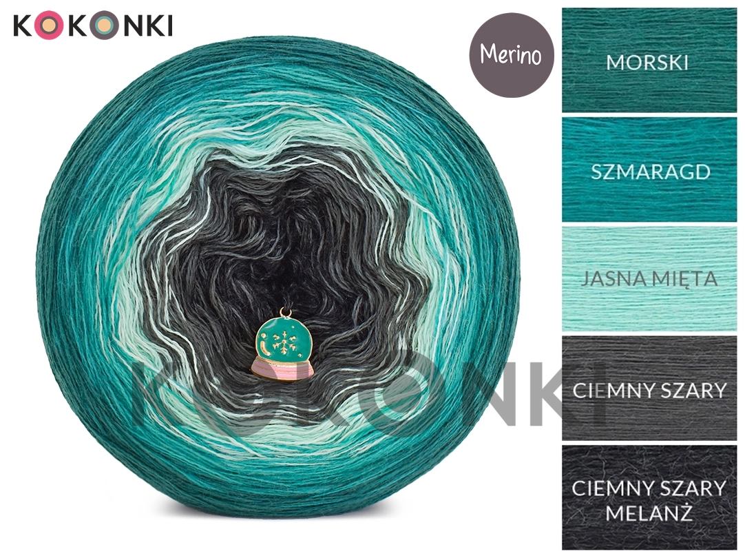 Klubíčko KOKONKI Merino 799 3nitky 1500m