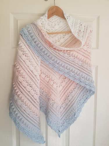 Klubíčko KOKONKI Soft 105 Candy Princess - světle modrá / růžová / bílá 1200m