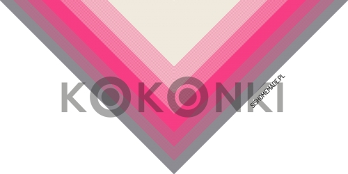 KOKONKI A793 Šedá / fuchsiová / krémová / 4 nitka 800m