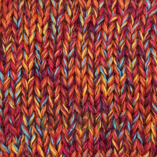 KOKONKI Merino Eight E001 - 2Koniak / 2rubin / 2 červená řepa / smaragd / kurkuma, 8 pramenů, 220 m, 130 g 
