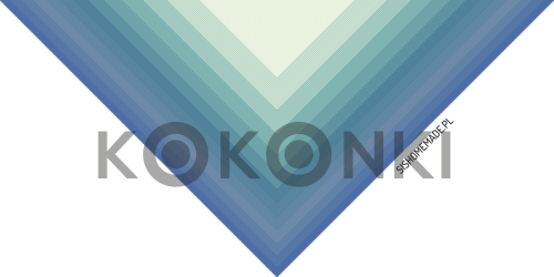 Klubíčko KOKONKI CLASSIC A459 Světlá pistácie / patina / lehký benzín / denim / inkoust 3  nitka 1200m