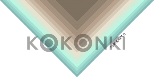 Klubíčko KOKONKI CLASSIC B065 Milostný dopis - tmavě béžová / studená béžová / prášková béžová / máta / patina 3 nitka 1000m
