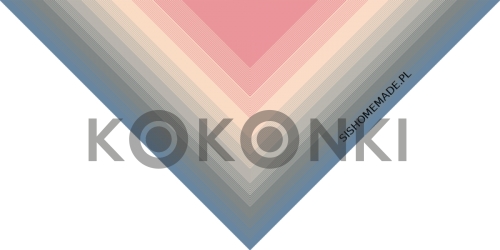 Klubíčko KOKONKI Classic B081 Uložte vzpomínky - Denim / šedá melanž / béžová šedá / lososová růžová / meruňka 3 nitka 1200m