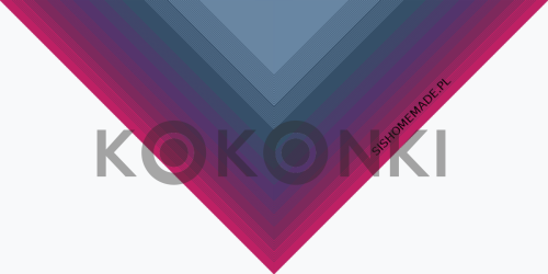 Klubíčko KOKONKI Classic B114 Hluboko v očích - Piwonia / ostružina / fialka / indigo melange / denim 3 nitky 1200m