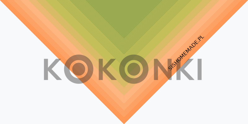 Klubíčko KOKONKI  ReCotton RE075 Ramen - Pesto/avokádo/meloun/dýně 3 nitky 1200m