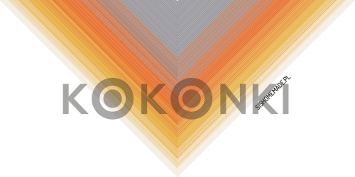 KOKONKI A939 Sahara - šedá / koňaková / kurkuma / krémová / 3 nitky 1100m