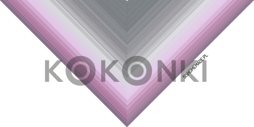 KOKONKI A861 Středně šedá / šedá / světle šedá / levandule / vřes / světle fialová 3 nitka 1000m