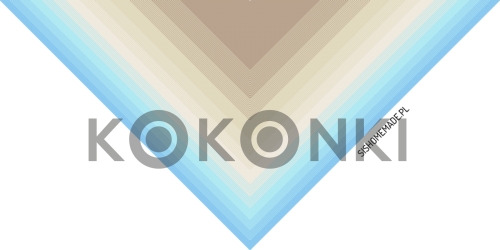 Klubíčko KOKONKI CLASSIC B063 Cítí se jako doma - studená béžová / světle béžová / krémová / světle modrá / modrá 3 nitka 1000m