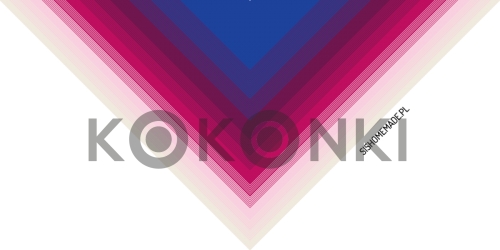 Klubíčko KOKONKI CLASSIC A528 Kobalt / fialová / ostružina / pivoňka / světle růžová / krémová 3 nitka 1200m