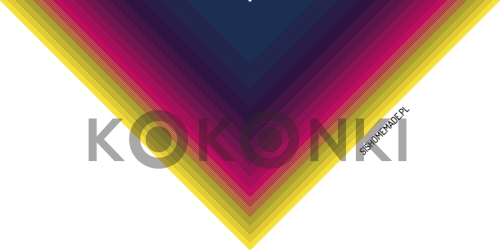 Klubíčko KOKONKI Classic B072 - námořnická / fialová / ostružina / pivoňka / limetka / intenzivní žlutá 3 nitka 1200m