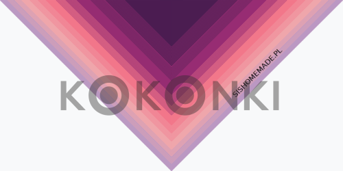 Klubíčko KOKONKI Classic B096 Very Peri - Levandule / meruňka / mango / pivoňka / fialka 3 nitka 1200m