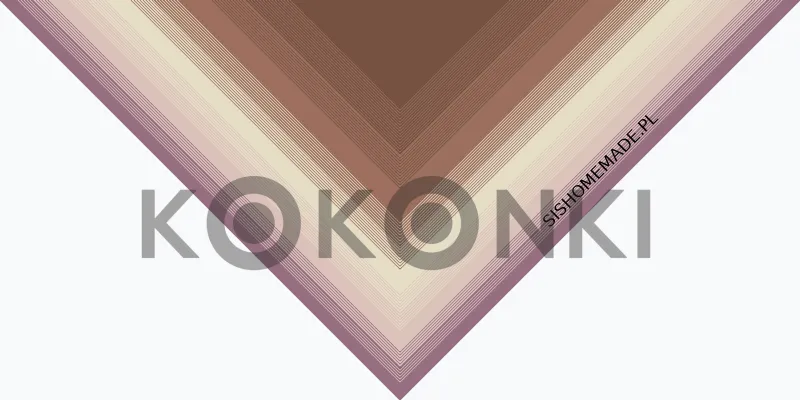 Klubíčko KOKONKI ReCotton RE069 Čoko gelato - Hnědá/kakao/mandle/prachově růžová/bledě fialová 3 nitky 1200m