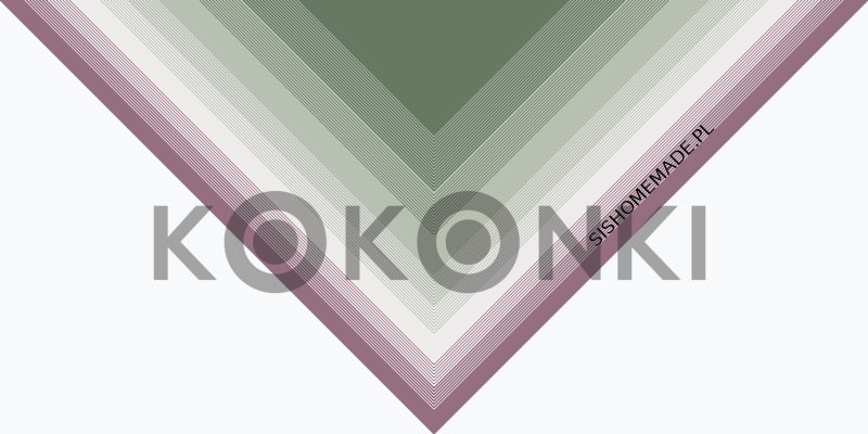 Klubíčko KOKONKI ReCotton RE074 Zdravá směs - Jedle/šalvěj/pusinky/bledě fialová 3 nitky 1200m