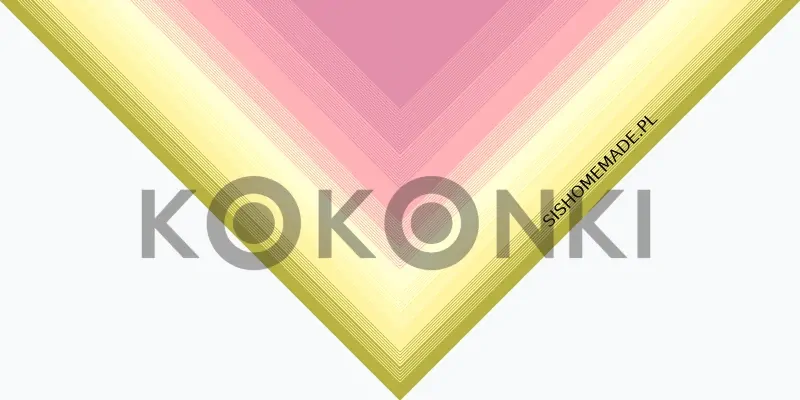 Klubíčko KOKONKI Classic B189 limeta/máslová/vanilka/ světlá meruňková/malinová růžová 3 nitky 1500m