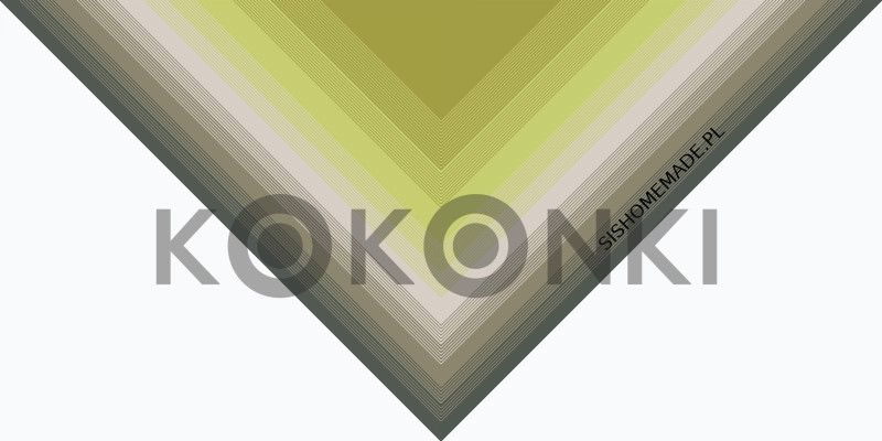 Klubíčko KOKONKI Merino 776 V dobrém i zlém - Olivová/limetka/len/khaki/tmavá khaki 3 itky 1200m
