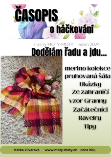 Časopis o háčkování z dílny MOTY-MOTY leden  v .pdf