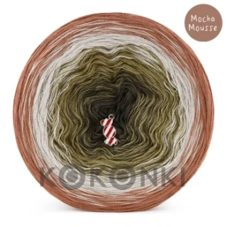 Klubíčko KOKONKI Nature NT032 Mocha Mousse 3 nitky 1500m