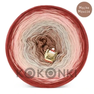 Klubíčko KOKONKI Nature NT064 Mocha Mousse 3 nitky 1500m