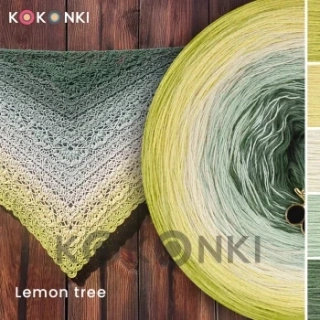 Klubíčko KOKONKI Nature NT067 Lemon tree 3 nitky 1500
