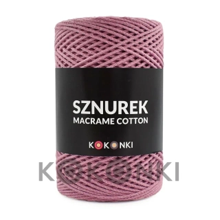 Šňůry KOKONKI MACRAME Cotton 2mm /200m /malwa