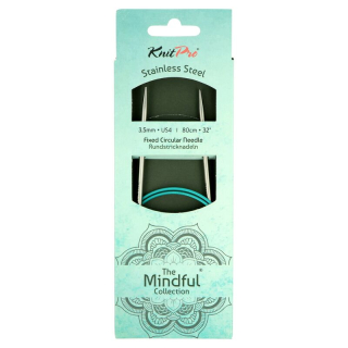 Pevné jehlice Knit Pro Mindful 3,5mm 80cm