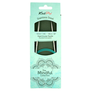Pevné jehlice Knit Pro Mindful 4mm 80cm