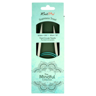 Pevné jehlice Knit Pro Mindful 8mm 80cm