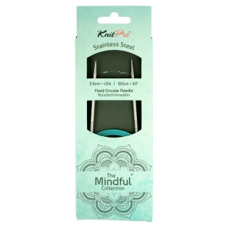 Pevné jehlice Knit Pro Mindful 3,5mm 100cm